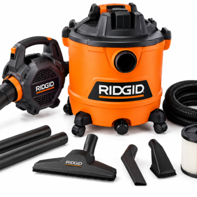 RIDGID 16-Gallon Wet/Dry Shop Vacuum with Detachable Blower Heavy-Duty 2-in-1